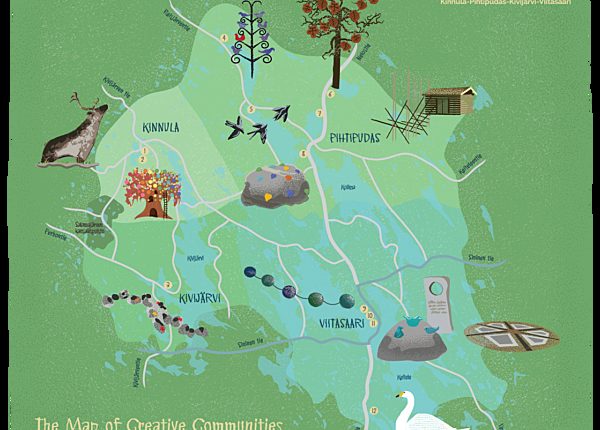 Yhteisötaiteen aarrekartta - 12 taideteosta pohjoisesta Keski-Suomesta